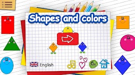screenshot of Shapes and Colors for kids