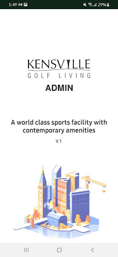 Android application Admin Kensville Golf & Club screenshort