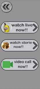 Banana fake Cat video call