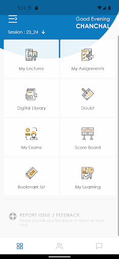 Android application SHIVAJI STUDENT APP screenshort