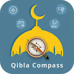 תמונת סמל Qibla Compass & Prayer Times