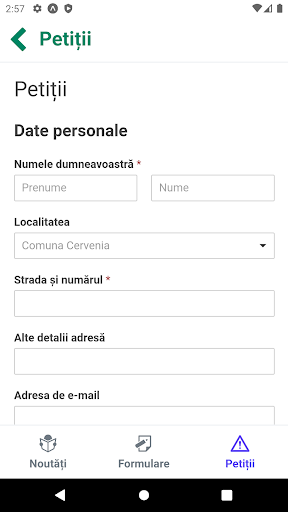 Comunicare cetățeni Cervenia Screen 3