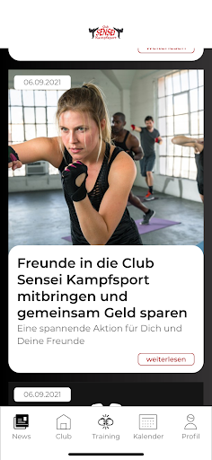 Club Sensei Kampfsport Screen 3