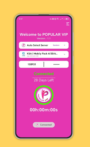 Popular VIP VPN Screen 2