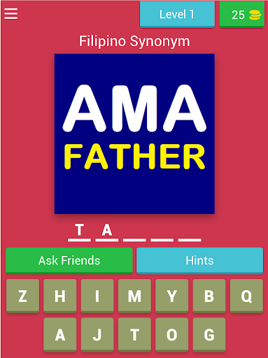 Filipino Synonym Game Learn Filipino Words