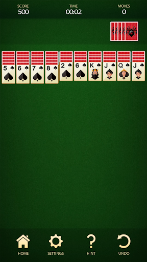 Spider Solitaire - Free Card Game 2.8 screenshots 1