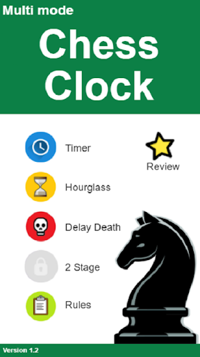 Android application Multi Mode Chess Clock screenshort