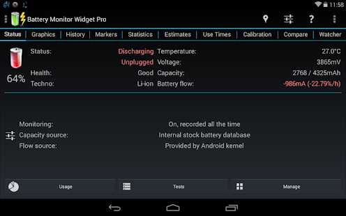 3C Battery Manager Pro key Capture d'écran