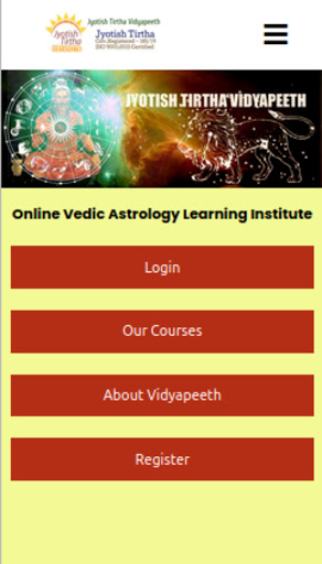 Jyotish Tirtha Vidyapeeth Screen 2