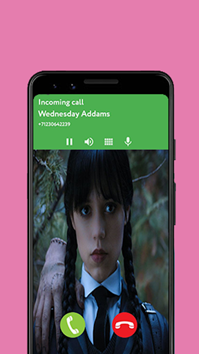 Wednesday Addams Fake Call Screen 2