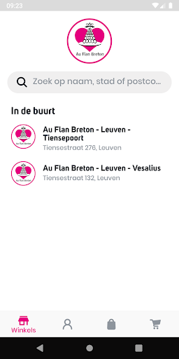 Android application Au Flan Breton screenshort