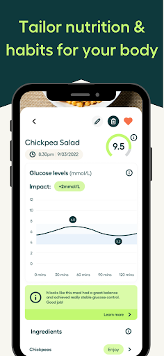 Vively: The Glucose App Screen 2