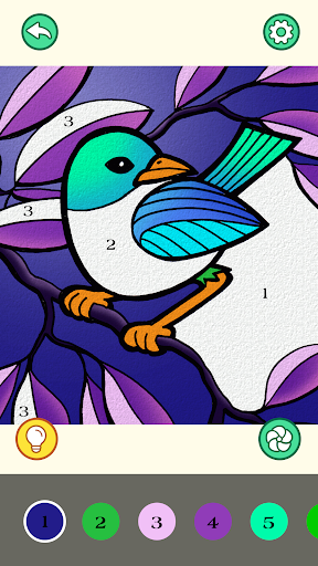 Bird Book Coloring Painting B