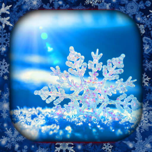 Snowflakes Wallpaper Live HD logo