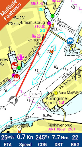 Android application Bergen Gps Nautical Charts screenshort