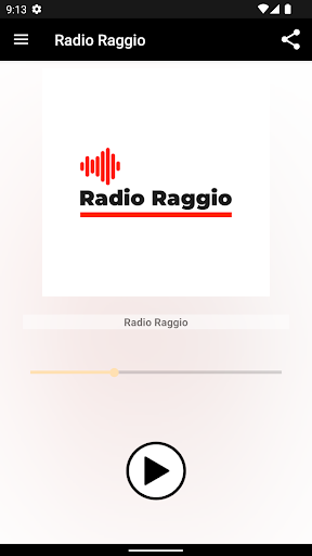 Android application Radio Raggio screenshort
