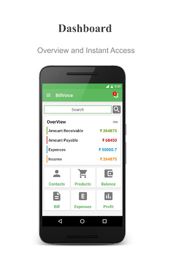 Android application BillVoice - Invoicing app screenshort