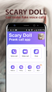 Scary Doll fake call chat