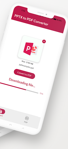 PPTX to PDF Converter Screenshot 2 - AppWisp.com