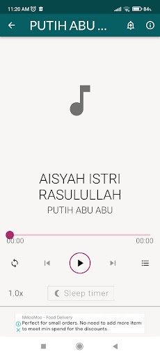Android application Sayyidah Aisyah R.A screenshort