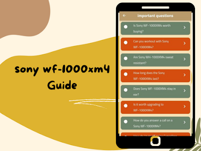 sony wf-1000xm4 Guide