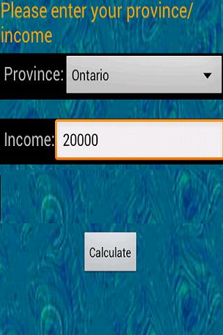 Canada Income Tax Calculator