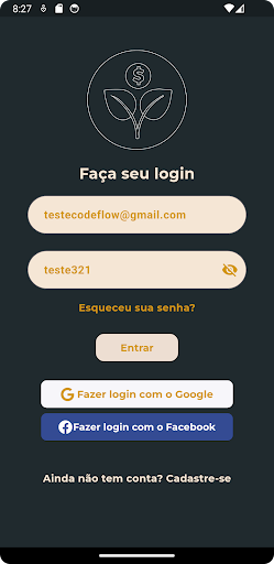Android application Financas Na Pratica screenshort