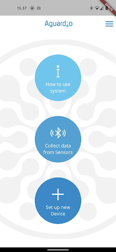 Android application Aguardio Connected Solutions screenshort