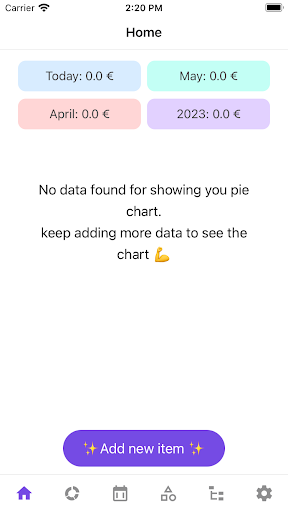 Android application Budget Bloom screenshort