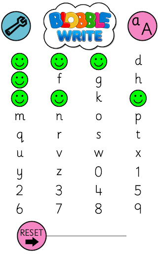 Android application Blobble Write screenshort