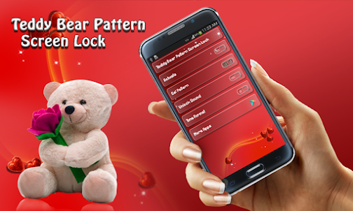 Teddy Bear Pattern Screen Lock