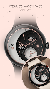 Moon Rose Gold v2 watch face