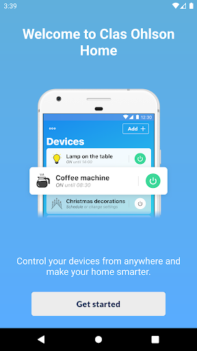 Android application Clas Ohlson Home screenshort