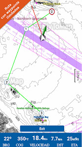Imágen 4 AIS Flytomap GPS carta náutica android