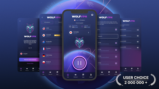 Wolf VPN: ВПН для Андроид