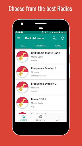 Android application Radio Monaco screenshort