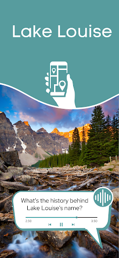 Android application Lake Louise Audio Tour Guide screenshort