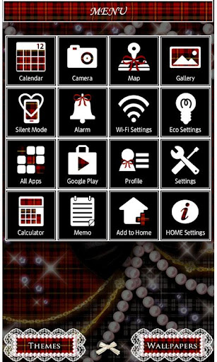 Plaid and Pearls Wallpaper Screen 2