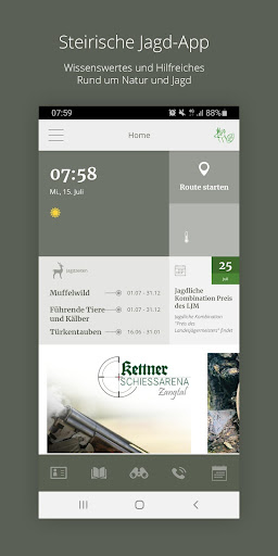 Android application Steirische Jagd-App screenshort