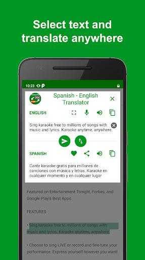 Spanish - English Translator 1.10 screenshots 1