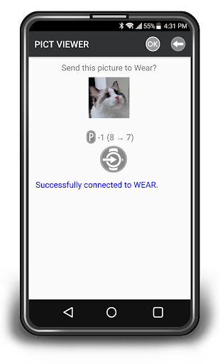 Android application PICT VIEWER for WEAR screenshort