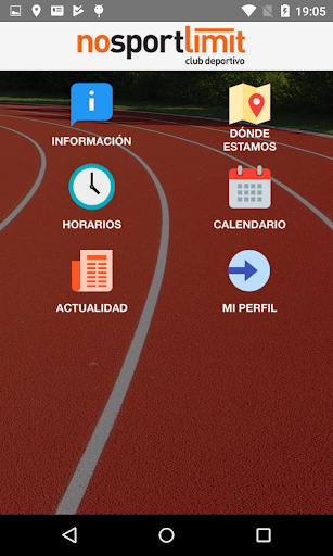 Android application nosportlimit screenshort