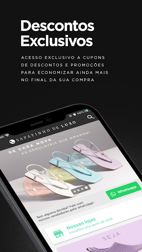 Android application Sapatinho de Luxo screenshort