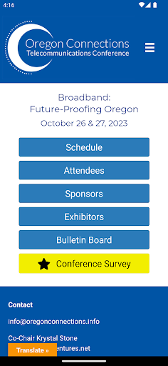 Oregon Connections Conference Screen 3