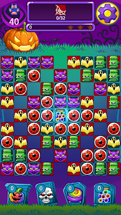 Halloween Witch Puzzle World - Screenshot 4