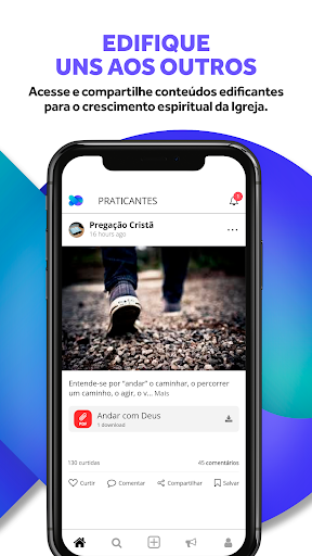 Android application Praticantes screenshort