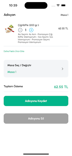 paketservis.app GARSON Screen 3