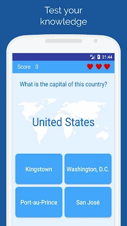 Game screenshot Capitals of the countries Quiz mod apk