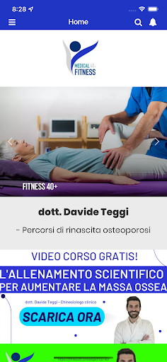 Medical Fitness 40+ Screen 2