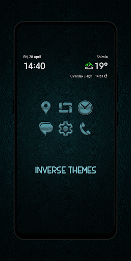 Android application Blue Paper Icon Pack screenshort